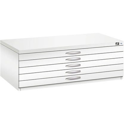 Artikelbild 3 für CP 7100 Planschrank verkehrsweiß 5 Schubladen 110,0 x 76,5 x 42,0 cm, 1 St., Artikelnummer 682993