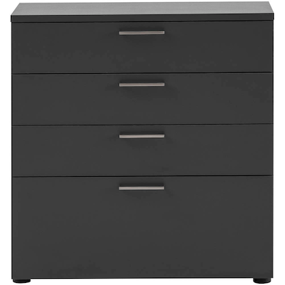 Artikelbild 4 für MÖBELPARTNER 1500 Schubladenschrank anthrazit 4 Schubladen 80,2 x 41,0 x 84,2 cm, 1 St., Artikelnummer 184091