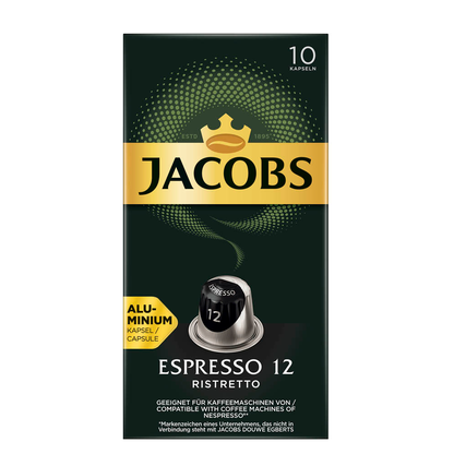 Artikelbild 2 für JACOBS ESPRESSO RISTRETTO Kaffeekapseln, Arabica- und Robustabohnen kräftig, 10 Stück, Artikelnummer 340982