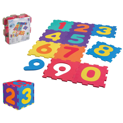 Artikelbild für HAPPY PEOPLE® Spielmatte Zahlen mehrfarbig 90,0 x 90,0 cm, Artikelnummer 819652