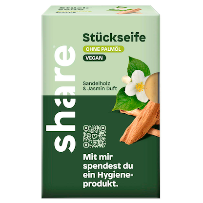 Artikelbild für share Sandelholz & Jasmin Duft Feste Seife 100,0 g, Artikelnummer 414017