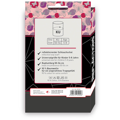 Artikelbild 3 für ROTH Schlauchschal Schmetterling rosa 50,0- 54,0 cm, 1 St., Artikelnummer 581326