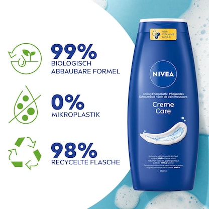 Artikelbild 2 für NIVEA Creme Care Schaumbad 650,0 ml, Artikelnummer 579397