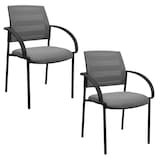 Artikelbild 1 für Topstar Besucherstühle AIRWORK MEETING 10.1 BB200BMT3CX3 grau Stoff, 2 St., Artikelnummer 616357