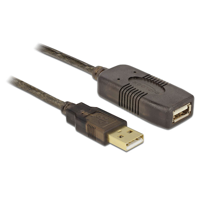 Artikelbild für DeLOCK USB 2.0 A Kabel Verlängerung 30,0 m schwarz, 1 St., Artikelnummer 894762