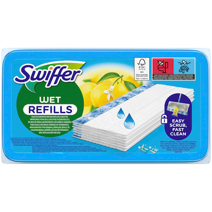 Artikelbild für Swiffer WET REFILLS Feuchte Bodentücher Mikrofaser, 24 St., Artikelnummer 527172