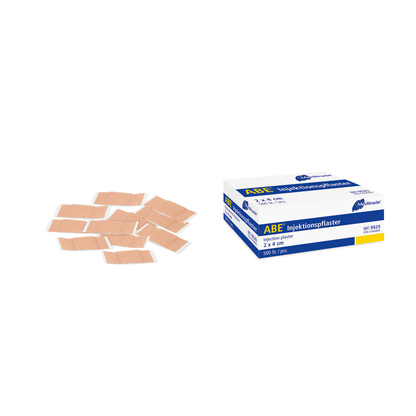 Artikelbild für Meditrade® Pflaster ABE®Injektions 9525 beige, weiß 2,0 x 4,0 cm, 500 St., Artikelnummer 563886