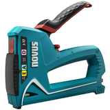 Artikelbild 1 für novus Handtacker J-17 türkis, weiß, 1 St., Artikelnummer 611604