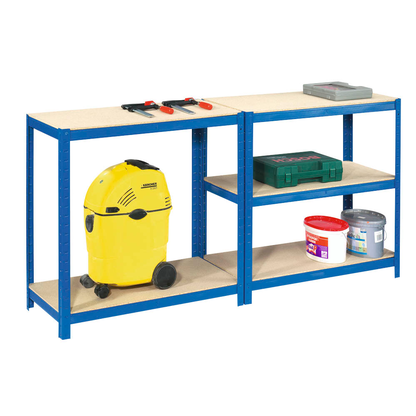 Artikelbild 2 für SZ Metall Schwerlastregal 24182-I(LV) blau 90,0 x 45,0 x 180,0 cm, Artikelnummer 830612