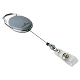 Artikelbild 1 für DURABLE Ausweishalter JOJO STYLE 832410, Druckknopfschlaufe, grau, 10 St., Artikelnummer 545004