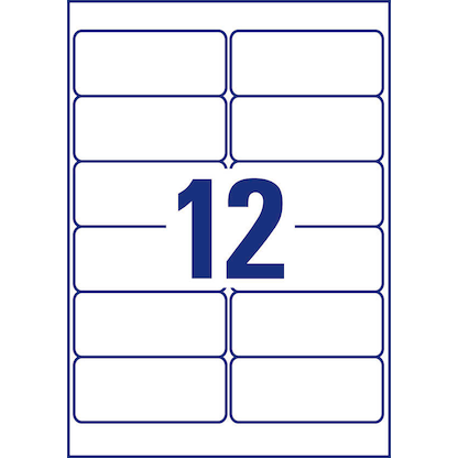 Artikelbild 3 für AVERY Zweckform Folien-Adressetiketten L4772-25 transparent 99,1 x 42,3 mm, 25 Blatt, Artikelnummer 345470