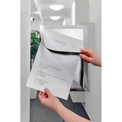 Artikelbild 4 für magnetoplan Magnetrahmen selbstklebend Magnetofix silber A3, 2 St., Artikelnummer 152989