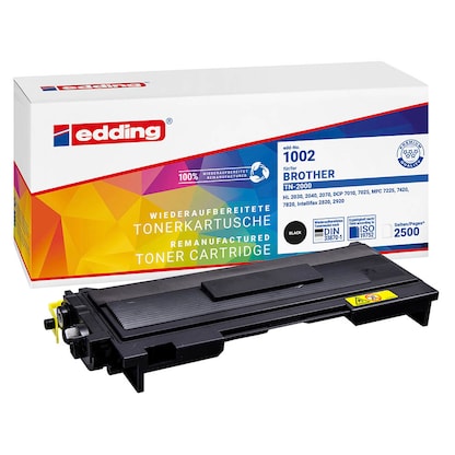Artikelbild für edding schwarz Toner kompatibel zu brother TN-2000, Artikelnummer 115295