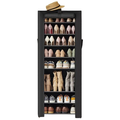 Artikelbild für SONGMICS Stoffschrank, RXJ10H01 schwarz 58,0 x 28,0 x 160,0 cm, 1 St., Artikelnummer 439819