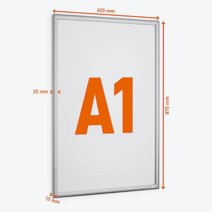 Artikelbild 2 für DURABLE Klapprahmen silber 66,0 x 90,0 cm, 1 St., Artikelnummer 574693