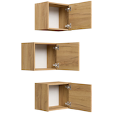 Artikelbild 1 für POSSEIK Badmöbel-Set LIMES 3er eiche gold 33,0 x 25,0 x 41,4 cm, Artikelnummer 669331