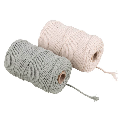 Artikelbild 2 für Rayher Makramee Garn eukalyptus, sand Ø 2,2 mm, 2 St., Artikelnummer 686489