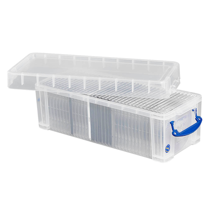 Artikelbild für Really Useful Box Aufbewahrungsbox 6,5 l transparent 18,0 x 43,0 x 16,0 cm, 1 St., Artikelnummer 575865