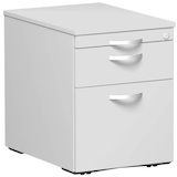 Artikelbild 1 für geramöbel Flex Rollcontainer lichtgrau 3 Auszüge 43,0 x 60,0 x 56,5 cm, Artikelnummer 880380