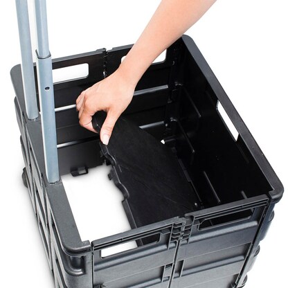 Artikelbild 6 für relaxdays Einkaufstrolley Kunststoff schwarz 42,0 x 37,0 x 39,0 cm, Artikelnummer 360691