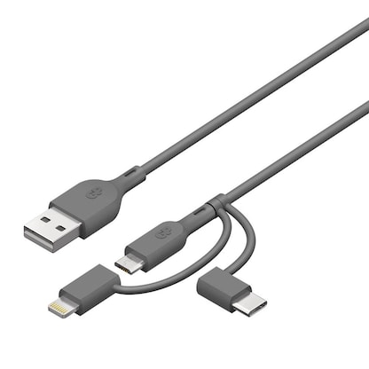 Artikelbild für GP USB 2.0 A Kabel 1,0 m grau, 1 St., Artikelnummer 735769