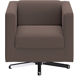 Artikelbild 1 für DOMO Collection Sessel BOB braun silber Stoff 72,0 cm 75,0 cm, 1 St., Artikelnummer 764702