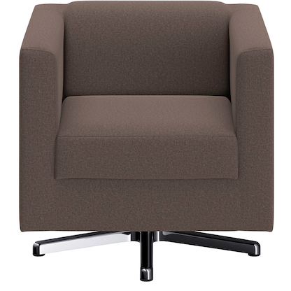 Artikelbild für DOMO Collection Sessel BOB braun silber Stoff 72,0 cm 75,0 cm, 1 St., Artikelnummer 764702