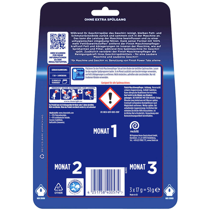 Artikelbild 2 für finish Spülmaschinen-Pfleger 3 Stück, Artikelnummer 286041
