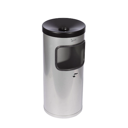 Artikelbild für TKG Rondo Kombi Wandaschenbecher silber, 1 St., Artikelnummer 406874