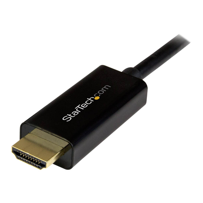 Artikelbild 2 für StarTech.com DisplayPort/HDMI Kabel DP2HDMM1MB 1,0 m schwarz, 1 St., Artikelnummer 964522