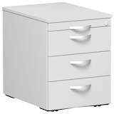 Artikelbild 1 für geramöbel Flex Rollcontainer lichtgrau 4 Auszüge 43,0 x 60,0 x 56,5 cm, Artikelnummer 880423