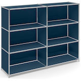 Artikelbild 1 für viasit Aktenregal System4 violettblau 152,9 x 40,4 x 118,2 cm, 1 St., Artikelnummer 501563