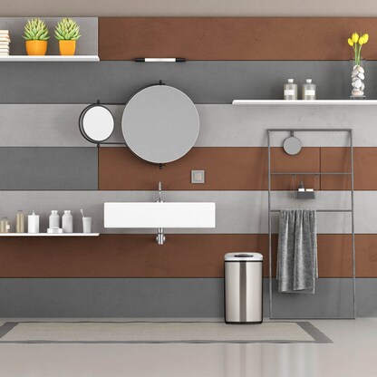 Artikelbild 8 für relaxdays Sensor Mülleimer 12,0 l silber, 1 St., Artikelnummer 521957