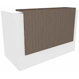 Artikelbild 1 für Quadrifoglio Empfangstheke gerade, weiß, eukalyptus 166,0 x 88,0 x 113,0 cm, Artikelnummer 780033