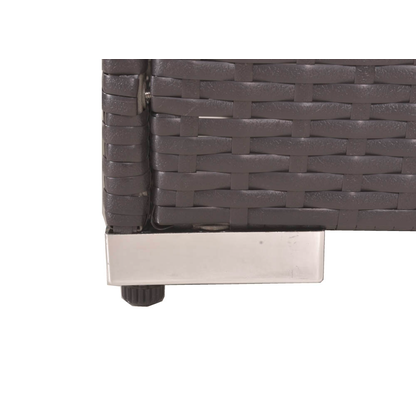 Artikelbild 5 für Garden Pleasure Loungegruppe SANSIBAR grau, silber Kunststoff, Metall, 18-teilig, Artikelnummer 897746