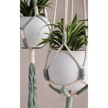 Artikelbild 7 für Rayher Makramee Garn eukalyptus, sand Ø 2,2 mm, 2 St., Artikelnummer 686489