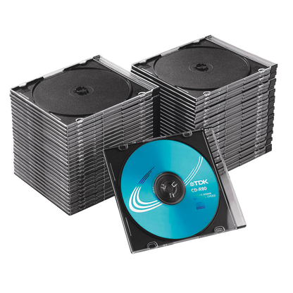 Artikelbild für MediaRange 1er CD-/DVD-Hüllen Slim Cases transparent, 50 St., Artikelnummer 415612