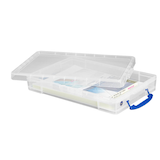 Artikelbild 1 für Really Useful Box Aufbewahrungsbox 10,0 l transparent 34,0 x 52,0 x 8,5 cm, 1 St., Artikelnummer 575872
