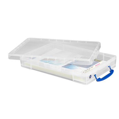 Artikelbild für Really Useful Box Aufbewahrungsbox 10,0 l transparent 34,0 x 52,0 x 8,5 cm, 1 St., Artikelnummer 575872