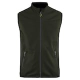 Artikelbild 1 für BLAKLÄDER® unisex Softshellweste 3850 olive, schwarz Größe L, Artikelnummer 722963