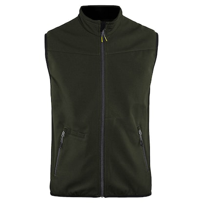 Artikelbild für BLAKLÄDER® unisex Softshellweste 3850 olive, schwarz Größe XL, Artikelnummer 722830