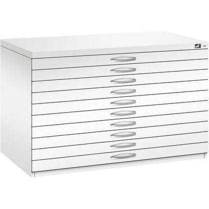 Artikelbild 3 für CP 7100 Planschrank verkehrsweiß 10 Schubladen 110,0 x 76,5 x 76,0 cm, 1 St., Artikelnummer 683033