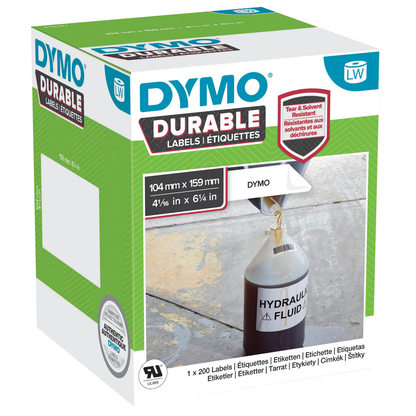 Artikelbild 2 für DYMO Etikettenrolle für Etikettendrucker 1933086 weiß, 104,0 x 159,0 mm, 1 x 200 Etiketten, Artikelnummer 288922