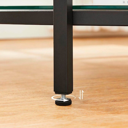 Artikelbild 7 für VASAGLE Beistelltisch rund Spanplatte marmor, weiß 80,0 x 80,0 x 46,0 cm, 1 St., Artikelnummer 260788