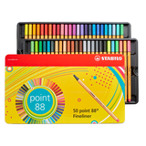Artikelbild 1 für STABILO point 88 Fineliner farbsortiert 0,4 mm, 50 St., Artikelnummer 446240