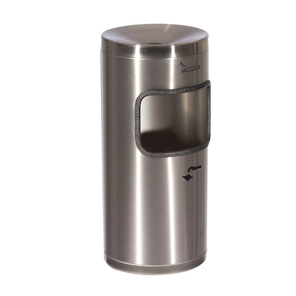 Artikelbild für TKG Rondo Kombi Wandaschenbecher Edelstahl, 1 St., Artikelnummer 406886