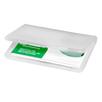 Artikelbild 2 für SIGEL Visitenkartenetui transparent, für bis zu 25 Visitenkarten, Artikelnummer 247981