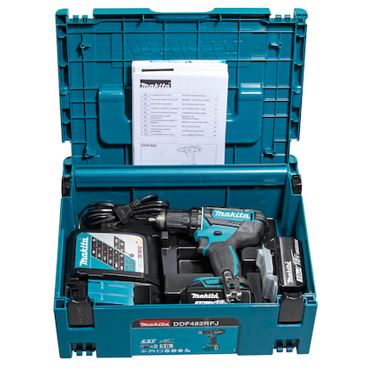 Artikelbild 3 für makita DDF482RFJ Akku-Bohrschrauber-Set 18,0 V, mit 2 Akkus, Artikelnummer 928879