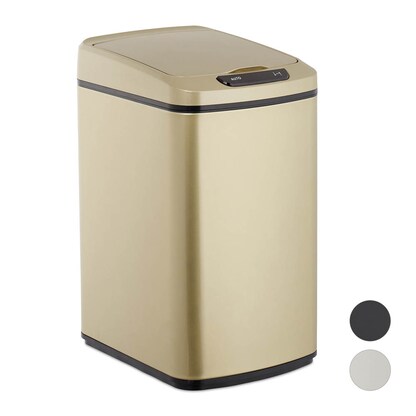 Artikelbild 5 für relaxdays Sensor Mülleimer 12,0 l gold, 1 St., Artikelnummer 521272