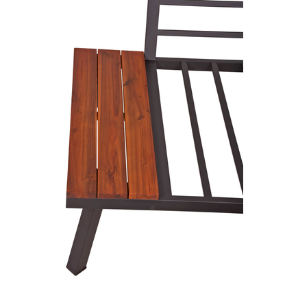 Artikelbild 2 für Garden Pleasure Loungegruppe THERESA beige, schwarz Holz, Metall, 15-teilig, Artikelnummer 897623